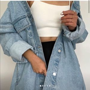 Oak and Fort Oversized Jean Jacket